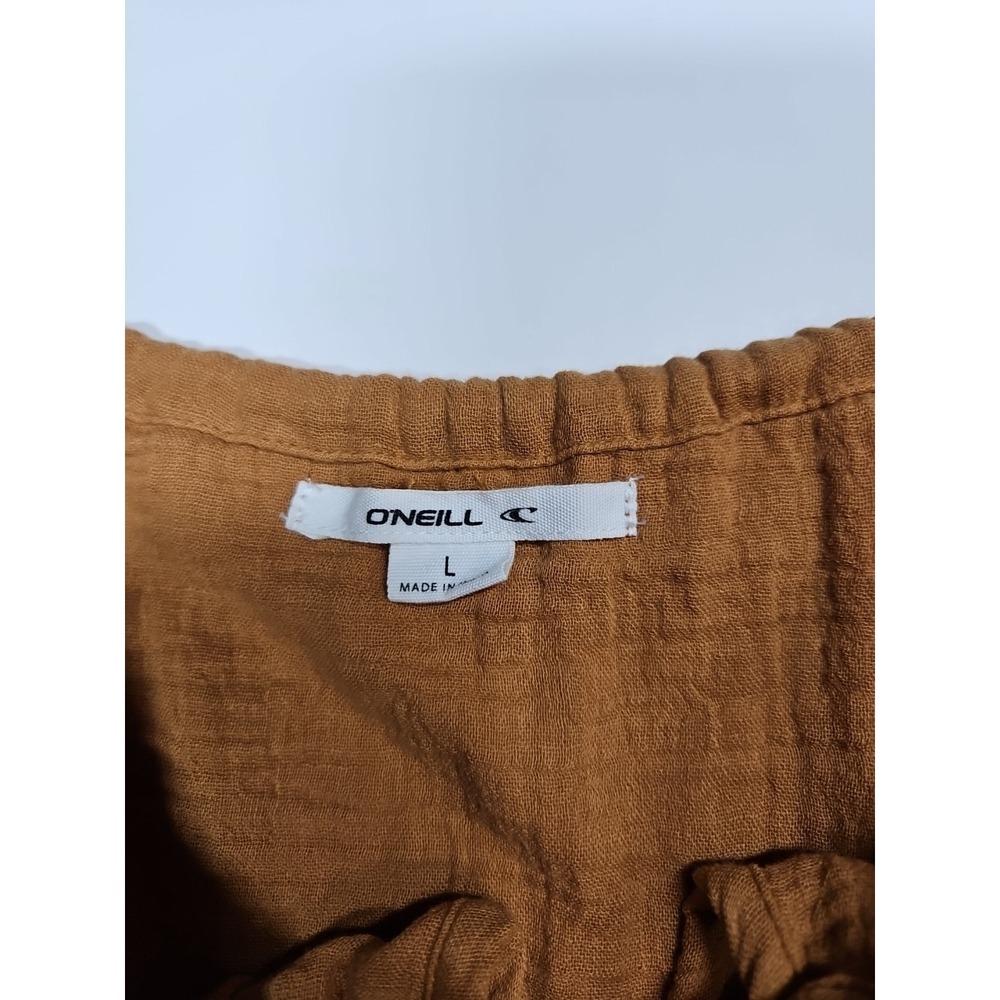 O'Neill Womens Brown Lightweight Adjustable Tank‎ Top Size Large NWT - Picture 6 of 9